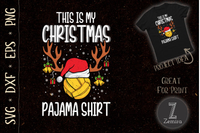 My Christmas Pajama Shirt Volleyball