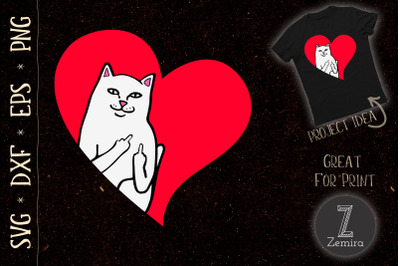 Tuxedo Cat Valentine&2C; Kitten Lovers