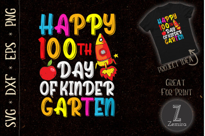 Happy 100th Day of Kindergarten Teacher