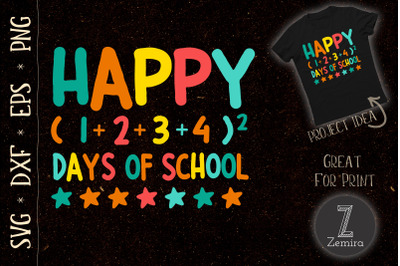 Math Formula 100 Days Of School SVG