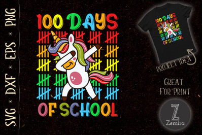 Happy 100 Days Of School Unicorn Lover