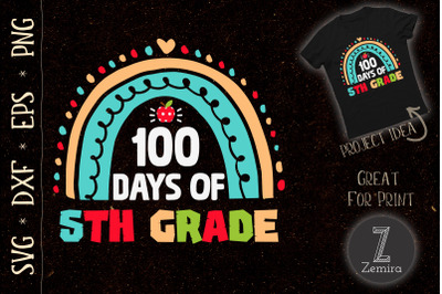 100th day Of School 5th grade Teacher