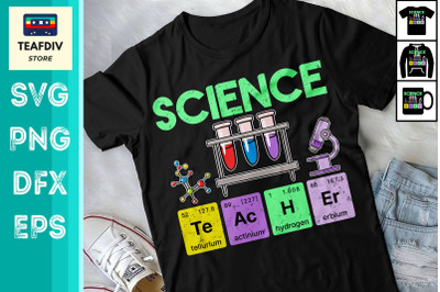 Science Teacher Chemist Physicist Design