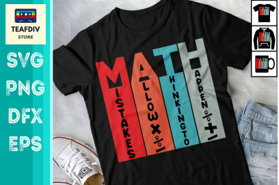 Vintage Math Teacher Funny Design