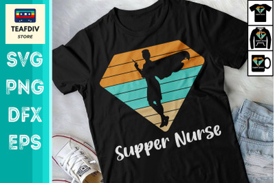 Super Nurse Superhero Registered Nurse