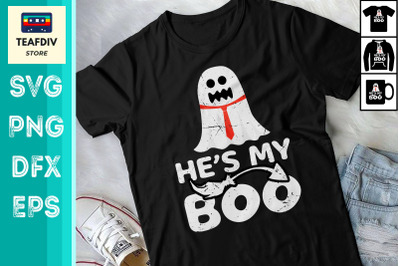 He is My Boo Cute Halloween Costume