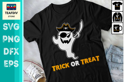 Trick or Treat Pirate Boo