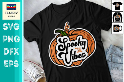 Spooky Halloween Pumpkin SVG