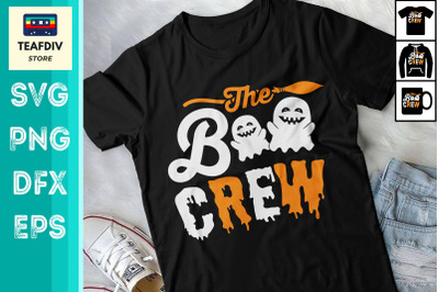 Boo Boo Crew Halloween SVG