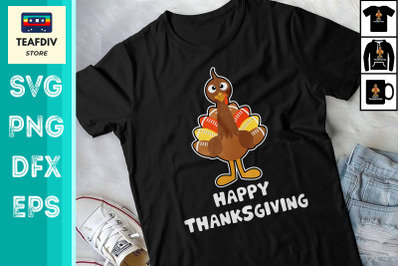 Funny Turkey and Football Balls Design