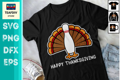 Thanksgiving Turkey Bowling Design