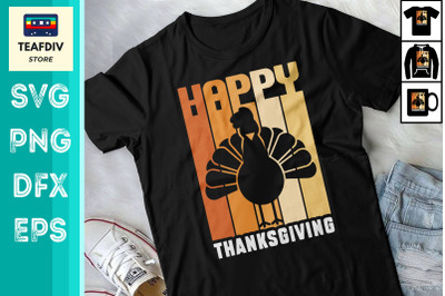 Happy Thanksgiving Turkey Design