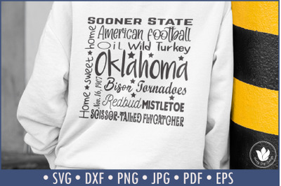 State of Oklahoma Cut File | Square Typography