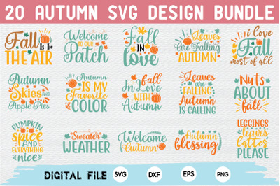 Autumn Svg Bundle,Fall SVG Bundle, Fall Svg, Thanksgiving Svg, Fall Sv