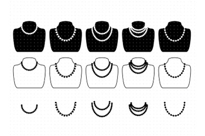 Pearl Necklace SVG