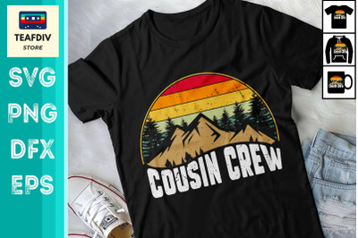 Cousin Crew Camping Outdoor SVG