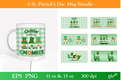 St Patricks Day Mug. Mug Wrap Sublimation. Mug Design