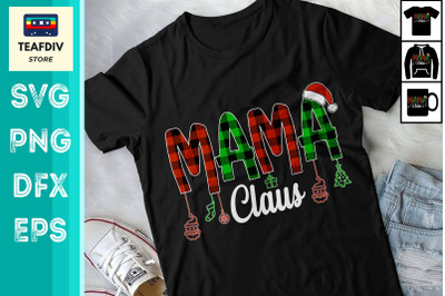 Mama Claus, Family Christmas SVG