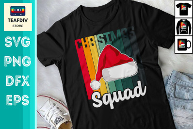 Christmas Squad Family Matching SVG