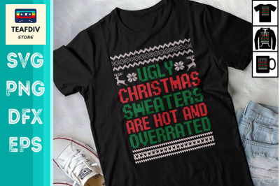 Funny Christmas SVG for Ugly Sweater