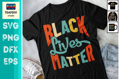 BLM Shirt Black Lives Matter Retro BLM