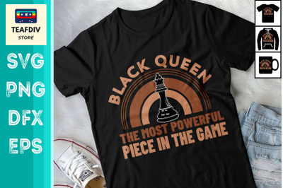 Black Queen Most Powerful Chess BLM