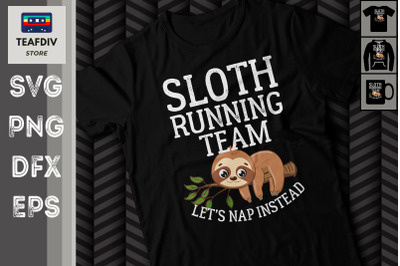 Sloth Lets Nap Instead Running Team