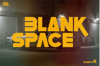 BLANK SPACE Typeface