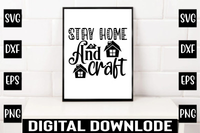 stay home and craft