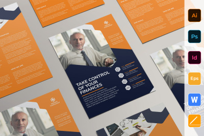 Finance Consultant Flyer Template
