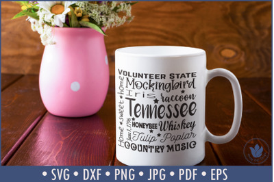 State of Tennessee Cut File | Square Typography