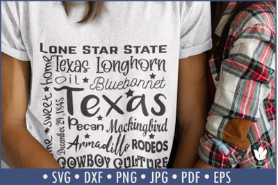 State of Texas Cut File | Square Typography