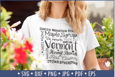 State of Vermont Cut File | Square Typography
