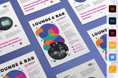 Lounge Bar Flyer Template