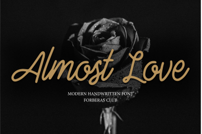 Almost Love | Handwritten Font
