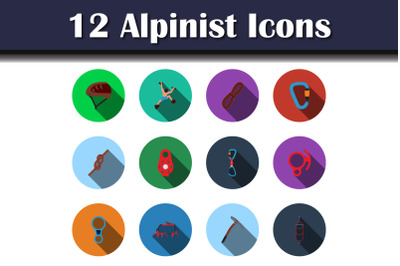 Alpinist Icon Set