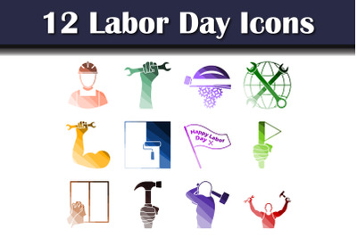 Labor Day Icon Set