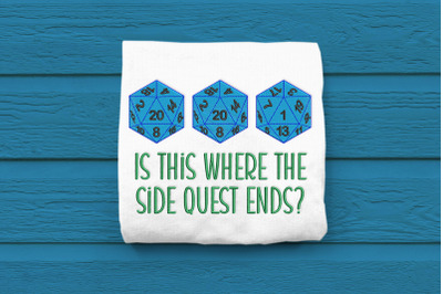 D20 Side Quest 2021 | Embroidery