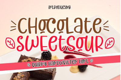 Chocolate Sweetsour - Cute Playful Handwritten Font