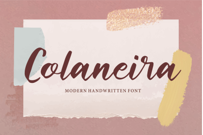 Colaneira | Handwritten Font