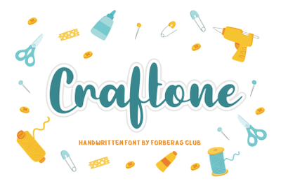 Craftone | Handwritten Font