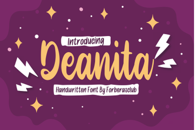 Deanita | Handwritten Font