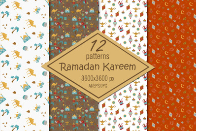 Ramadan Kareem - digital paper/seamless patterns