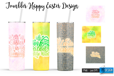 Funny Easter Sublimation |Bunny 20 Oz Tumbler | Egg Hunt PNG v.4