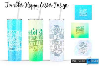 Funny Easter Sublimation |Bunny 20 Oz Tumbler | Egg Hunt PNG v.13