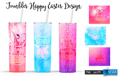 Funny Easter Sublimation |Bunny 20 Oz Tumbler | Egg Hunt PNG v.18