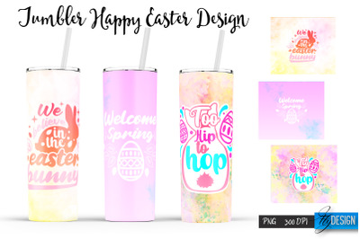 Funny Easter Sublimation |Bunny 20 Oz Tumbler | Egg Hunt PNG v.21