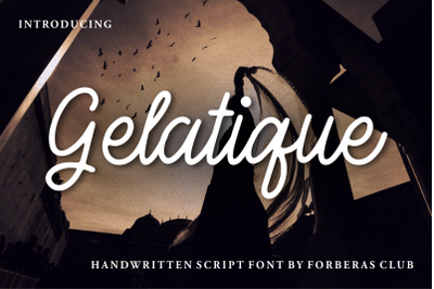 Gelatique | Handwritten Font