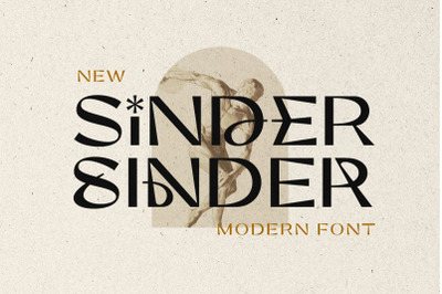 Sinder - Modern Font