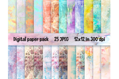 25 vintage papers printable pack